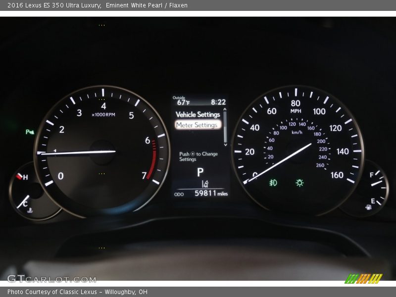  2016 ES 350 Ultra Luxury 350 Ultra Luxury Gauges