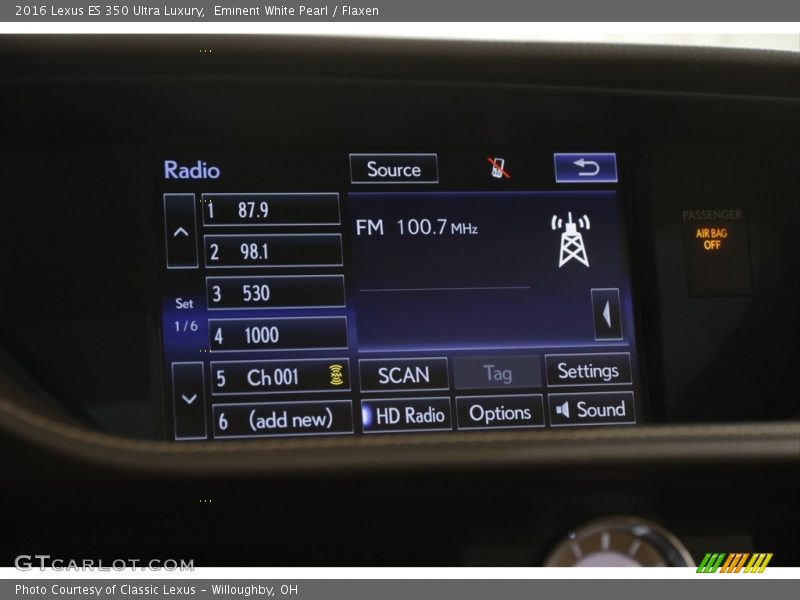 Audio System of 2016 ES 350 Ultra Luxury