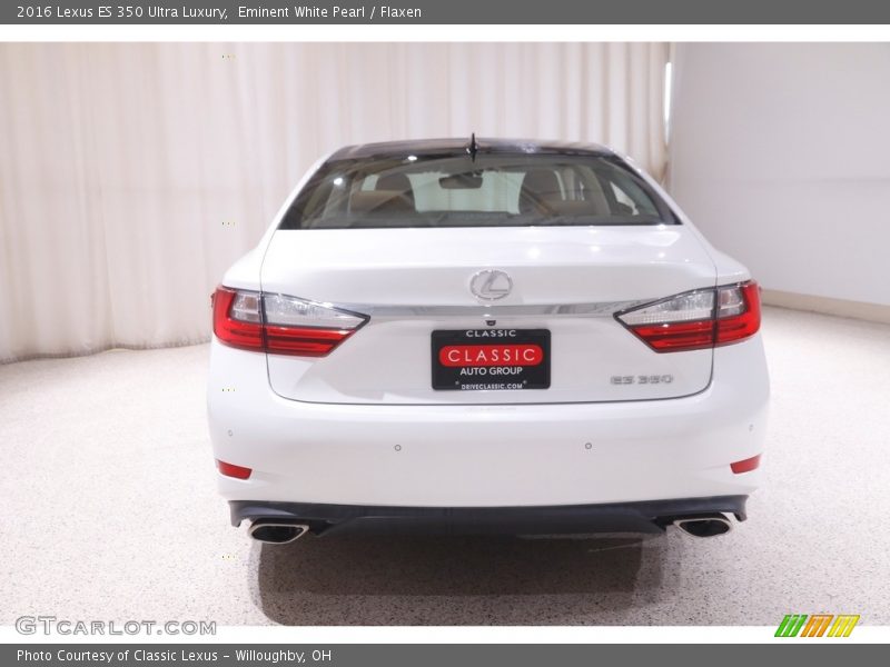 Eminent White Pearl / Flaxen 2016 Lexus ES 350 Ultra Luxury
