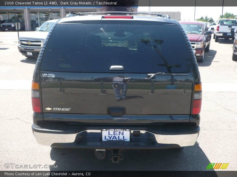 Dark Gray Metallic / Tan/Neutral 2006 Chevrolet Tahoe LS 4WD