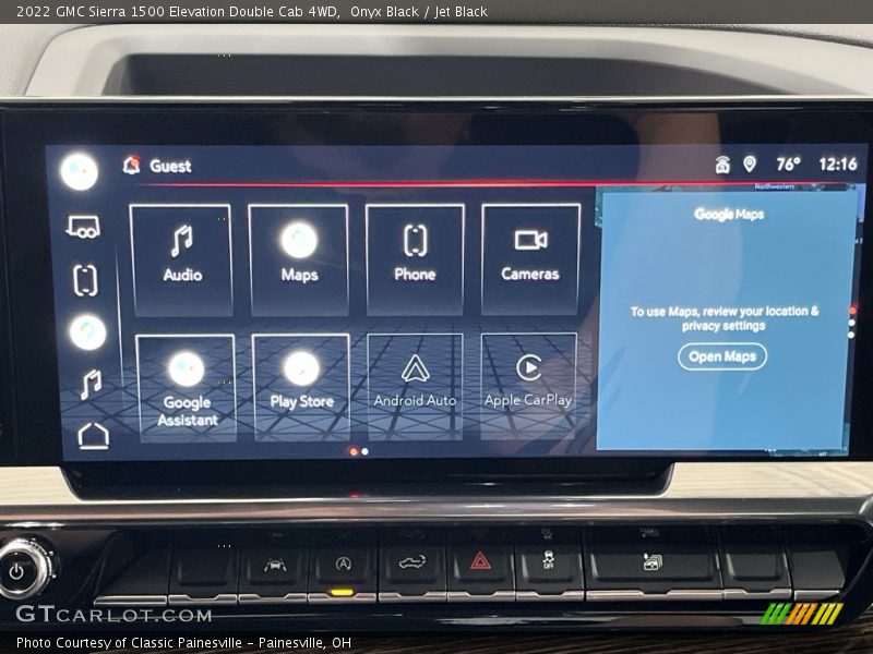 Onyx Black / Jet Black 2022 GMC Sierra 1500 Elevation Double Cab 4WD