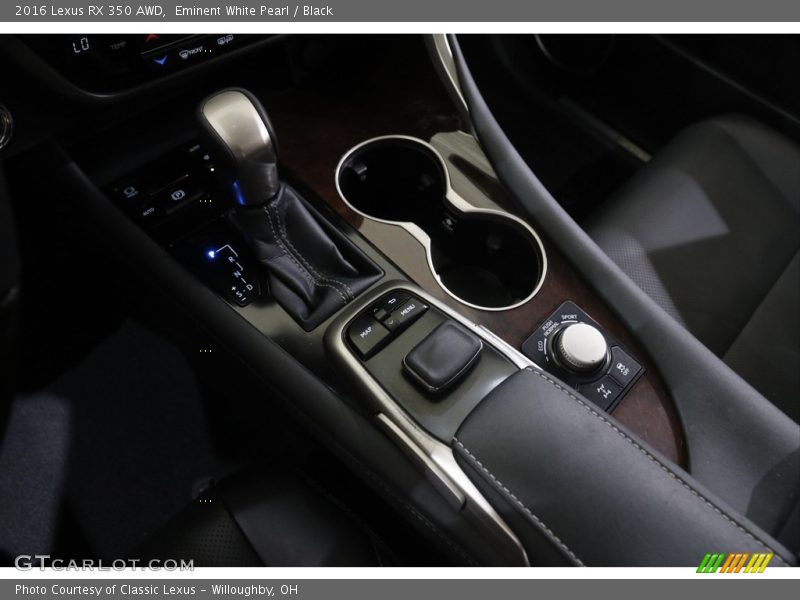 Eminent White Pearl / Black 2016 Lexus RX 350 AWD