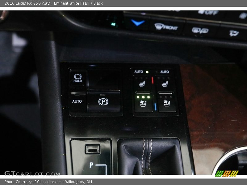 Eminent White Pearl / Black 2016 Lexus RX 350 AWD