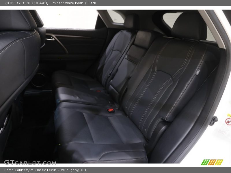 Eminent White Pearl / Black 2016 Lexus RX 350 AWD