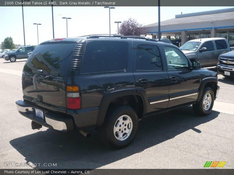 Dark Gray Metallic / Tan/Neutral 2006 Chevrolet Tahoe LS 4WD