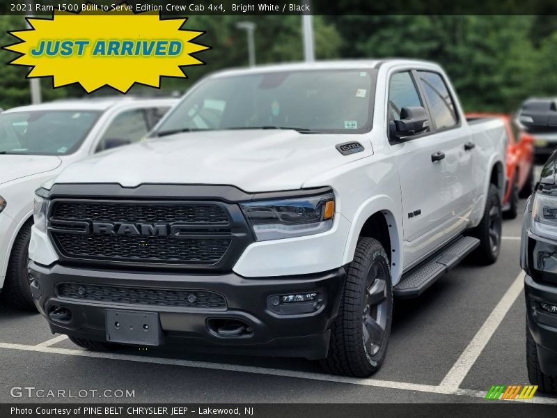 Bright White / Black 2021 Ram 1500 Built to Serve Edition Crew Cab 4x4