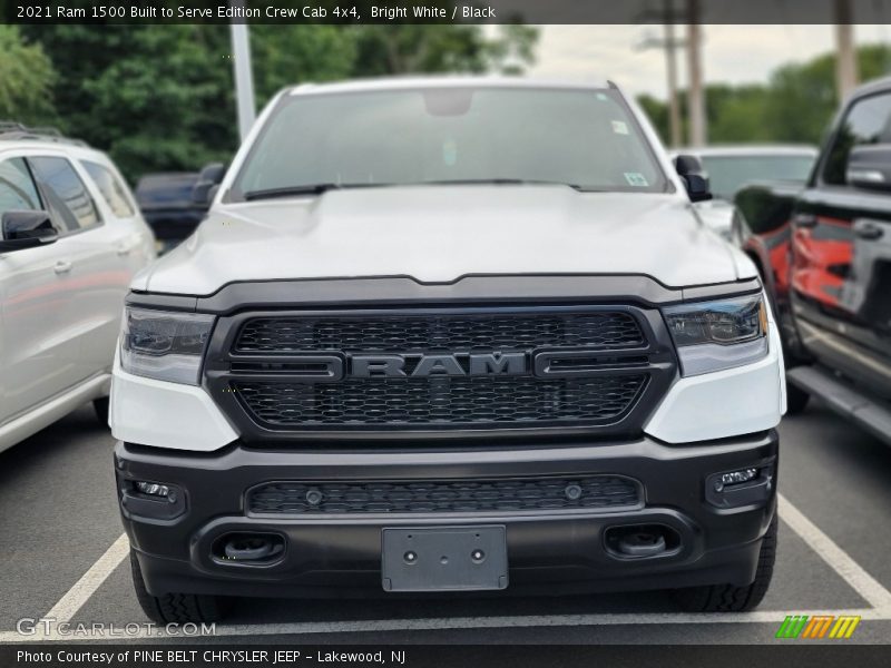 Bright White / Black 2021 Ram 1500 Built to Serve Edition Crew Cab 4x4