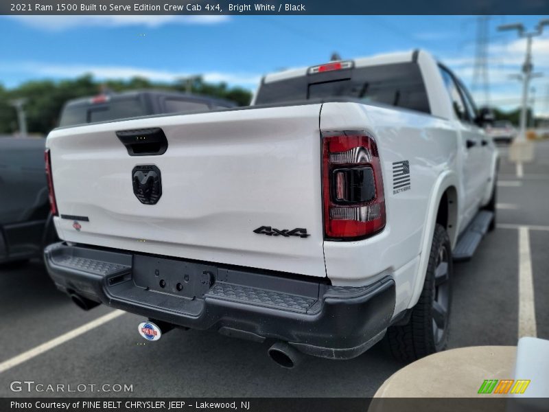 Bright White / Black 2021 Ram 1500 Built to Serve Edition Crew Cab 4x4