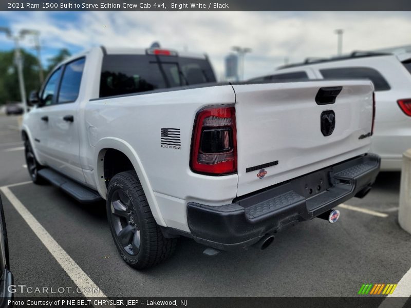 Bright White / Black 2021 Ram 1500 Built to Serve Edition Crew Cab 4x4