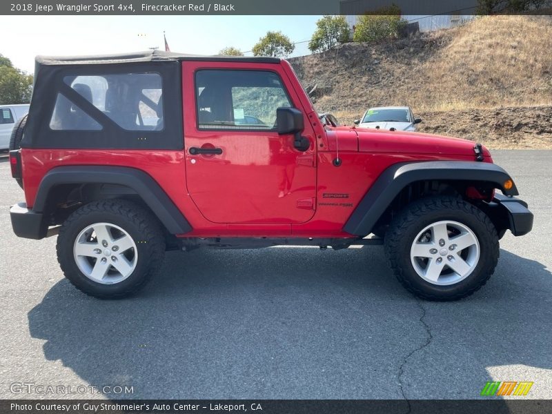 Firecracker Red / Black 2018 Jeep Wrangler Sport 4x4