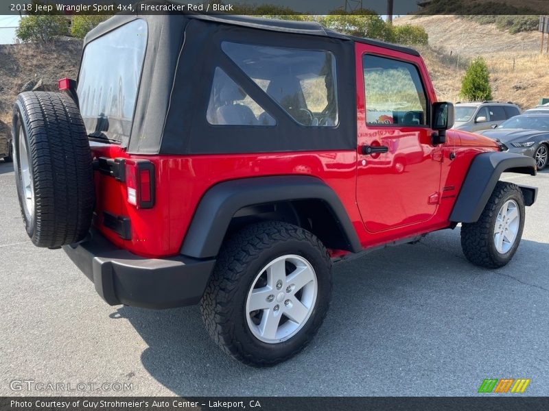 Firecracker Red / Black 2018 Jeep Wrangler Sport 4x4