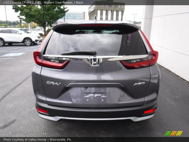 Modern Steel Metallic / Black 2021 Honda CR-V EX AWD