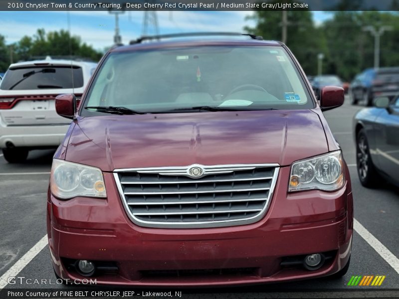 Deep Cherry Red Crystal Pearl / Medium Slate Gray/Light Shale 2010 Chrysler Town & Country Touring