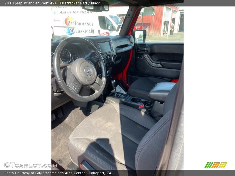 Firecracker Red / Black 2018 Jeep Wrangler Sport 4x4