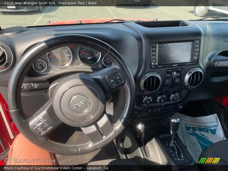 Firecracker Red / Black 2018 Jeep Wrangler Sport 4x4