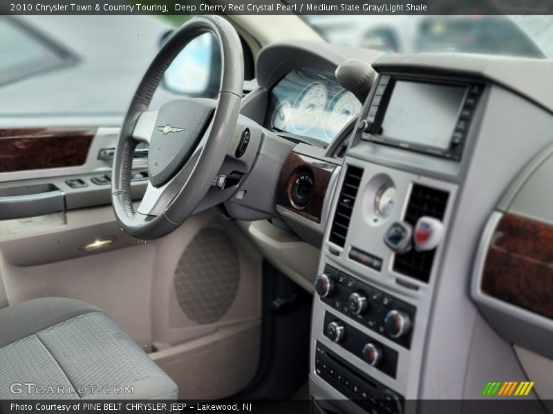 Deep Cherry Red Crystal Pearl / Medium Slate Gray/Light Shale 2010 Chrysler Town & Country Touring