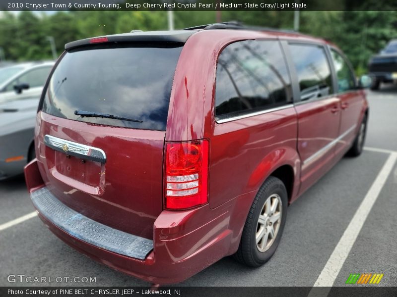 Deep Cherry Red Crystal Pearl / Medium Slate Gray/Light Shale 2010 Chrysler Town & Country Touring