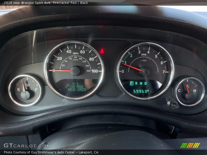 Firecracker Red / Black 2018 Jeep Wrangler Sport 4x4
