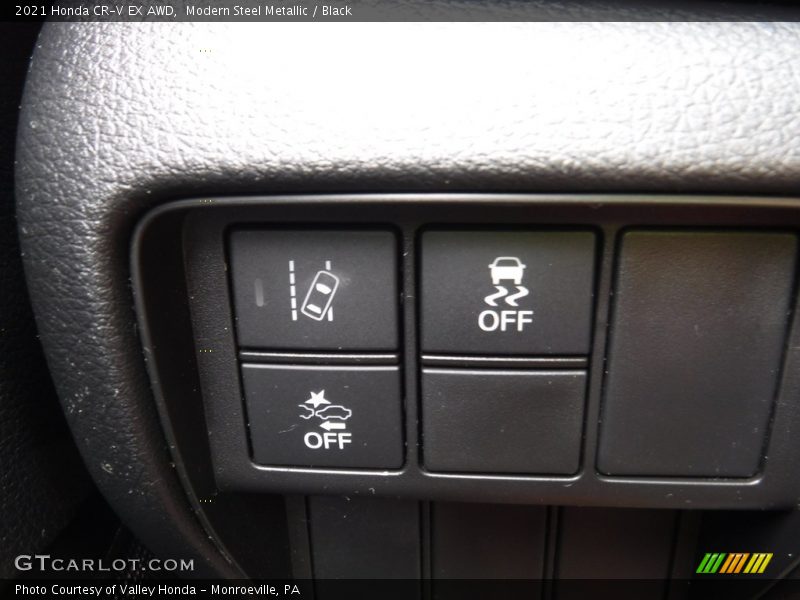 Modern Steel Metallic / Black 2021 Honda CR-V EX AWD