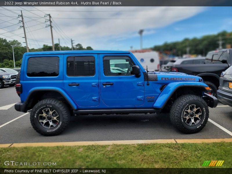  2022 Wrangler Unlimited Rubicon 4x4 Hydro Blue Pearl