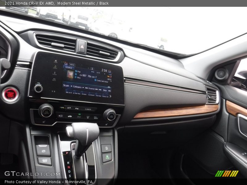 Modern Steel Metallic / Black 2021 Honda CR-V EX AWD