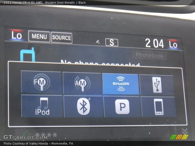 Modern Steel Metallic / Black 2021 Honda CR-V EX AWD