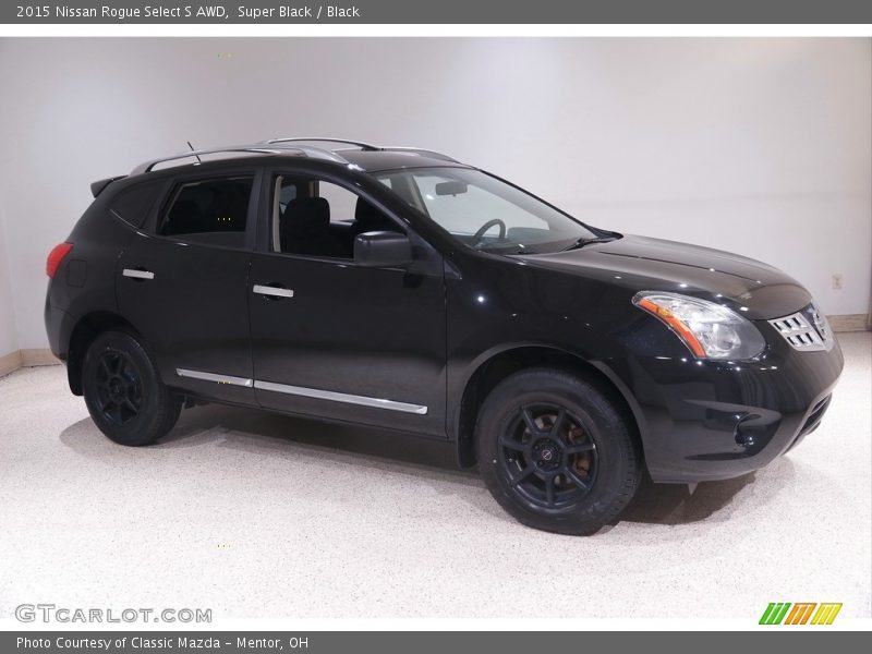 Super Black / Black 2015 Nissan Rogue Select S AWD