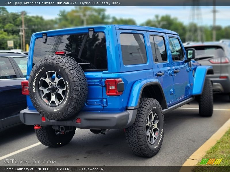 Hydro Blue Pearl / Black 2022 Jeep Wrangler Unlimited Rubicon 4x4