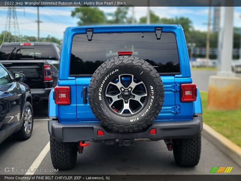 Hydro Blue Pearl / Black 2022 Jeep Wrangler Unlimited Rubicon 4x4