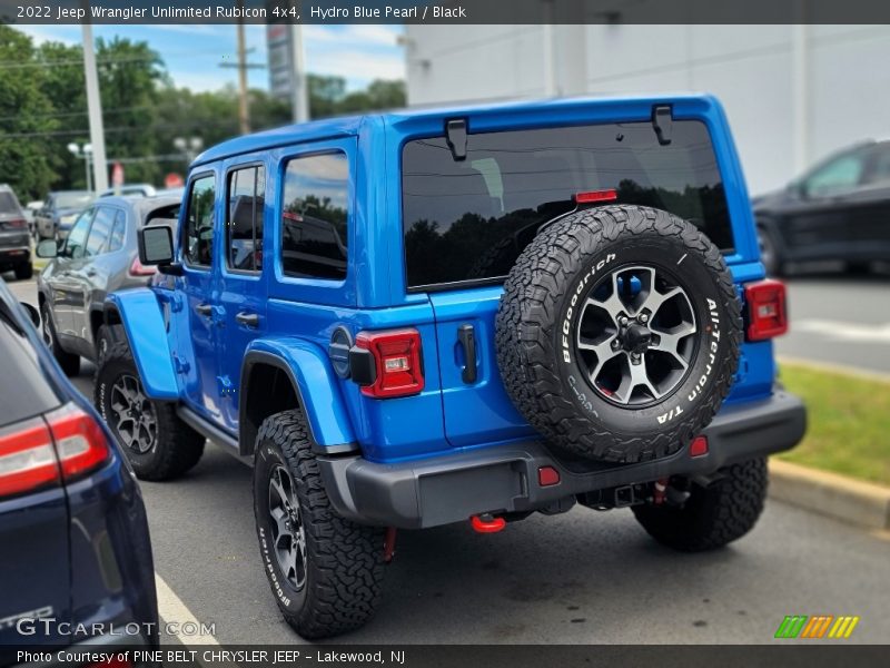 Hydro Blue Pearl / Black 2022 Jeep Wrangler Unlimited Rubicon 4x4