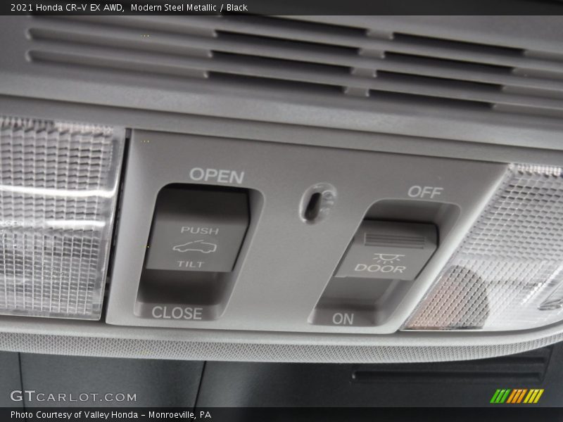 Modern Steel Metallic / Black 2021 Honda CR-V EX AWD