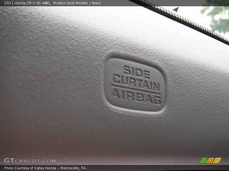 Modern Steel Metallic / Black 2021 Honda CR-V EX AWD