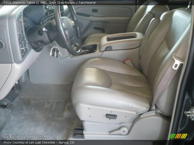 Dark Gray Metallic / Tan/Neutral 2006 Chevrolet Tahoe LS 4WD