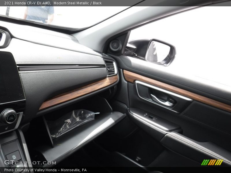 Modern Steel Metallic / Black 2021 Honda CR-V EX AWD