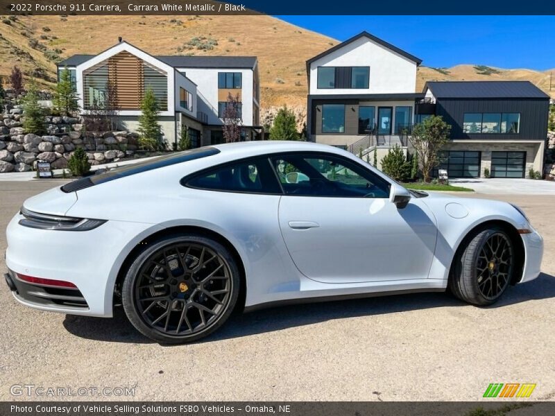 Carrara White Metallic / Black 2022 Porsche 911 Carrera