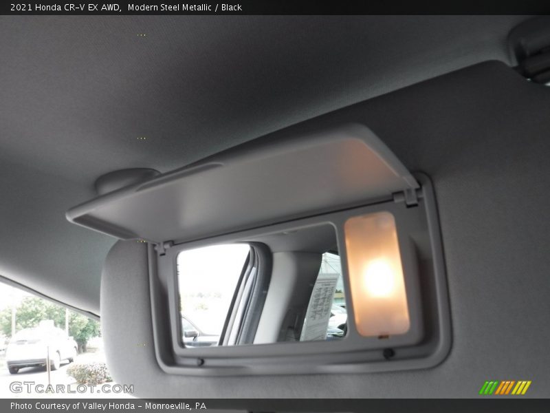 Modern Steel Metallic / Black 2021 Honda CR-V EX AWD