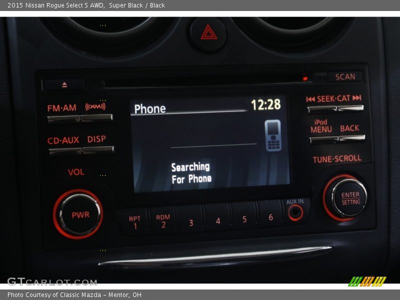Super Black / Black 2015 Nissan Rogue Select S AWD