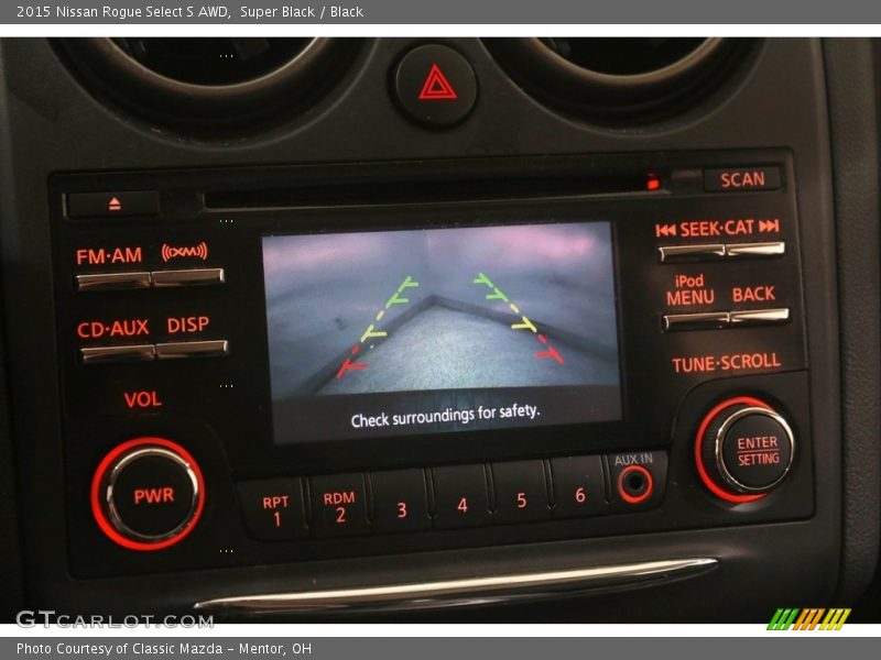 Super Black / Black 2015 Nissan Rogue Select S AWD