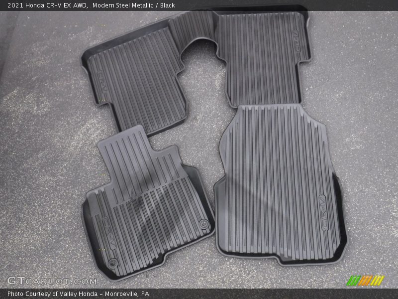 Modern Steel Metallic / Black 2021 Honda CR-V EX AWD