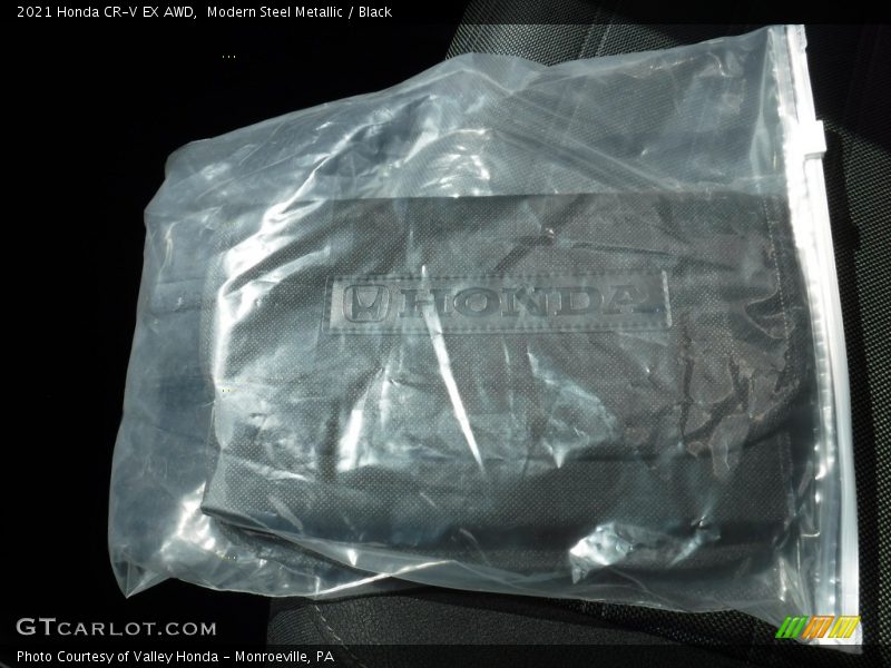 Modern Steel Metallic / Black 2021 Honda CR-V EX AWD