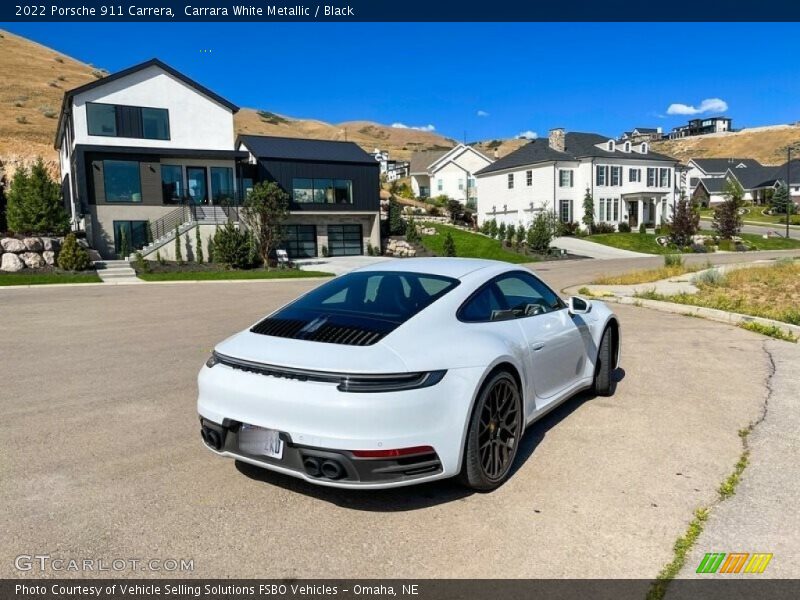 Carrara White Metallic / Black 2022 Porsche 911 Carrera