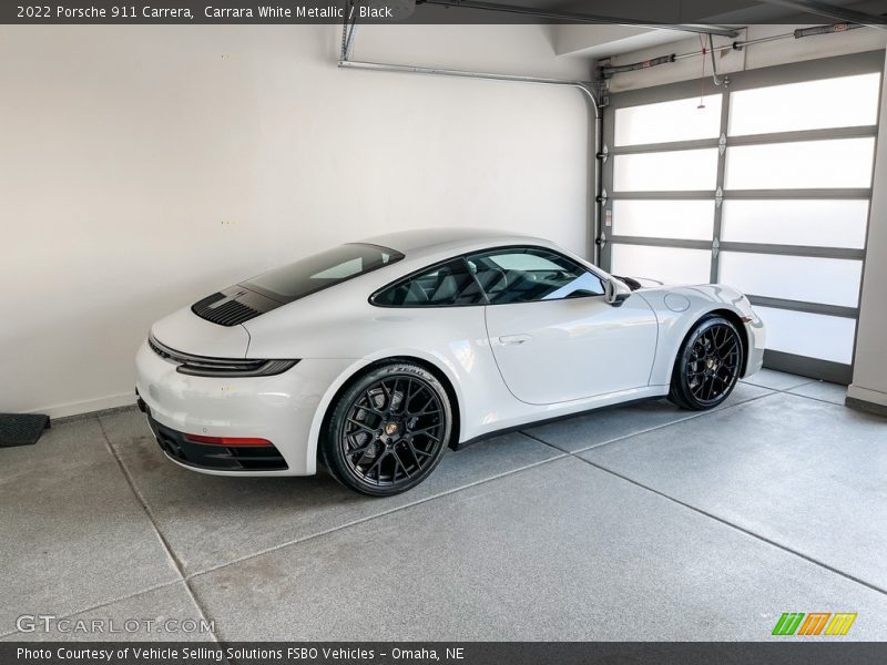 Carrara White Metallic / Black 2022 Porsche 911 Carrera