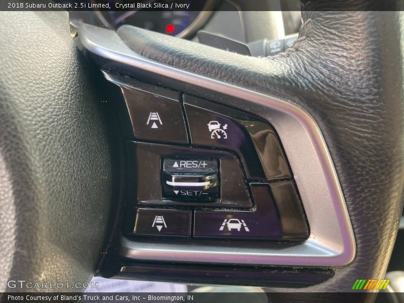 Crystal Black Silica / Ivory 2018 Subaru Outback 2.5i Limited
