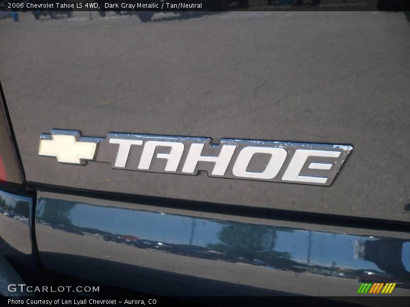 Dark Gray Metallic / Tan/Neutral 2006 Chevrolet Tahoe LS 4WD