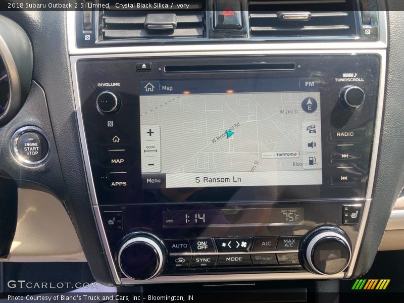 Crystal Black Silica / Ivory 2018 Subaru Outback 2.5i Limited