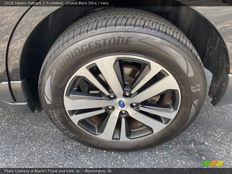 Crystal Black Silica / Ivory 2018 Subaru Outback 2.5i Limited