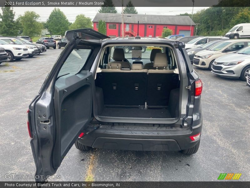 Smoke Metallic / Medium Stone 2021 Ford EcoSport S