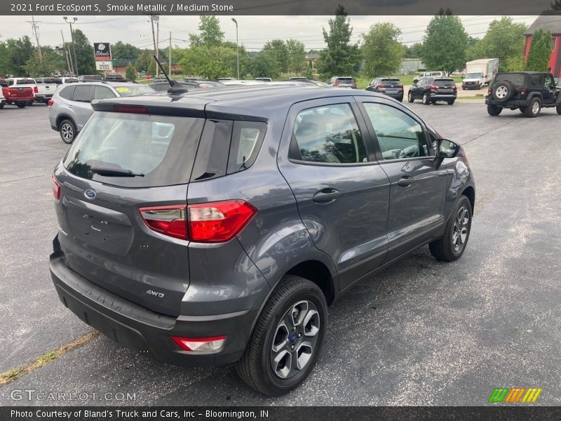 Smoke Metallic / Medium Stone 2021 Ford EcoSport S