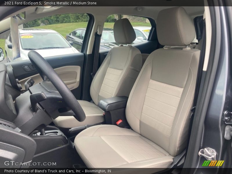 Smoke Metallic / Medium Stone 2021 Ford EcoSport S