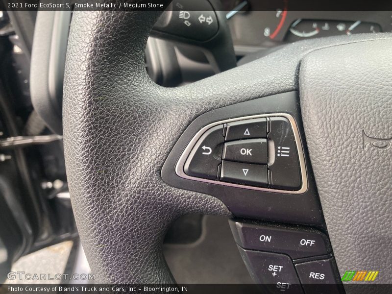 Smoke Metallic / Medium Stone 2021 Ford EcoSport S
